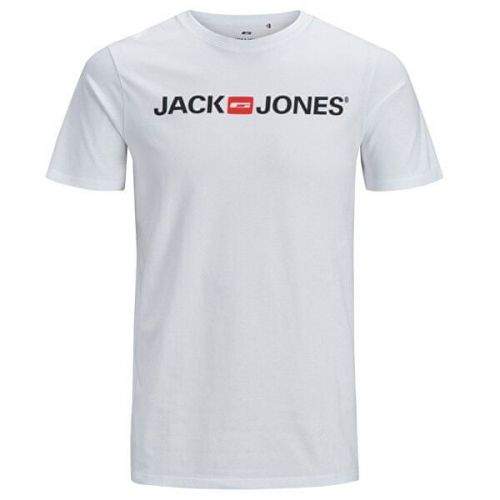 Jack&Jones Pánské triko JJECORP 12137126 White (Velikost S)