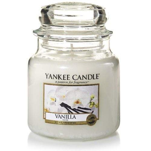 Yankee Candle Svíčka ve skleněné dóze , Vanilka, 410 g