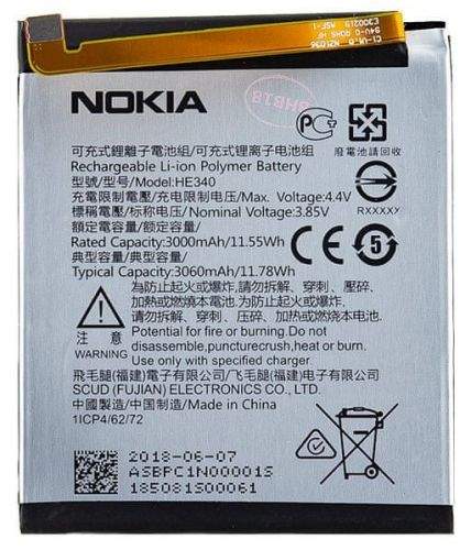 Nokia HE322/HE340 Baterie 3000mAh Li-Pol (Bulk) 2439370