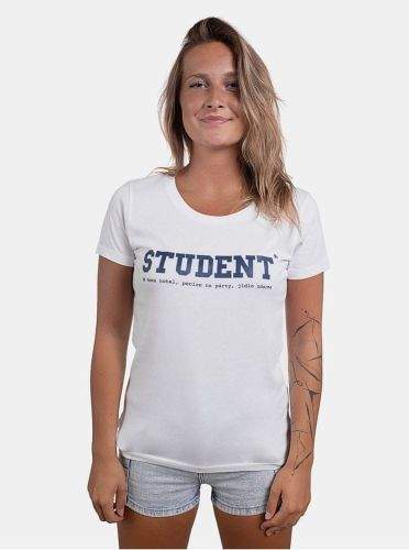 ZOOT Original bílé dámské tričko Student XS