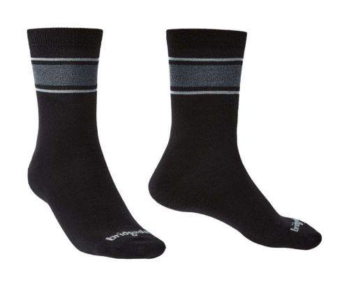 Bridgedale Everyday Sock/Liner Merino Endurance Boot black/light grey XL-(12,5-14,5)