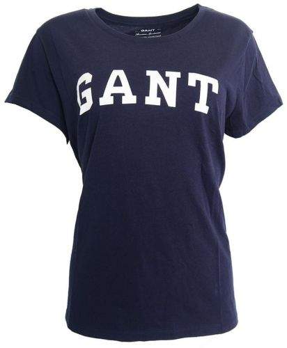 Gant Barevné triko s nápisem Gant Tmavě modrá XL