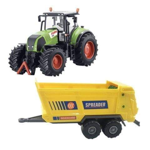 Alltoys Traktor s přívěsem 1:50