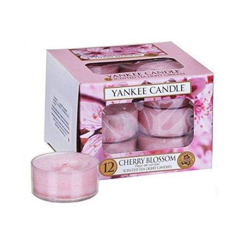 Yankee Candle Aromatické čajové svíčky Cherry Blossom 12 x 9,8 g