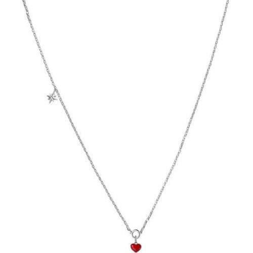 Rosato Stříbrný náhrdelník se srdíčkem RZC031 stříbro 925/1000