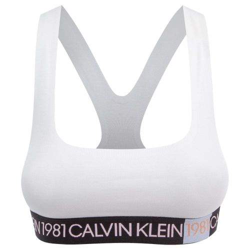 Calvin Klein Unlined Bralette QF5577E-100 Bílá M