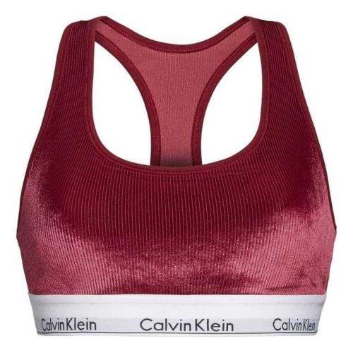 Calvin Klein Unlined Bralette QF5509E-2XV Růžová S