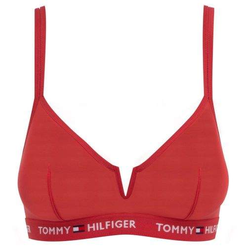 Tommy Hilfiger Triangle Bra UW0UW01839-XAN Červená S
