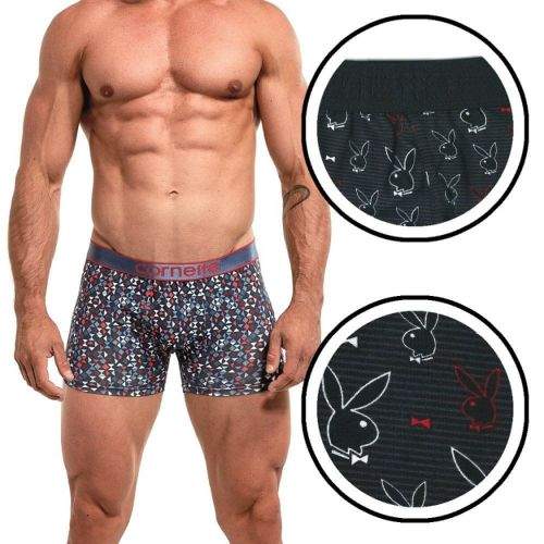Cornette Pánské boxerky 508/113 High emotion + Ponožky Gatta Calzino Strech, vícebarevné, L