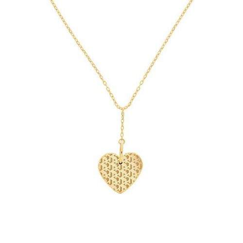 Tommy Hilfiger Pozlacený náhrdelník s přívěskem srdce TH2780288