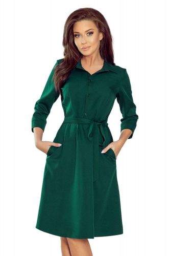 Numoco Dámské šaty 286-1 Sandy zelená XL