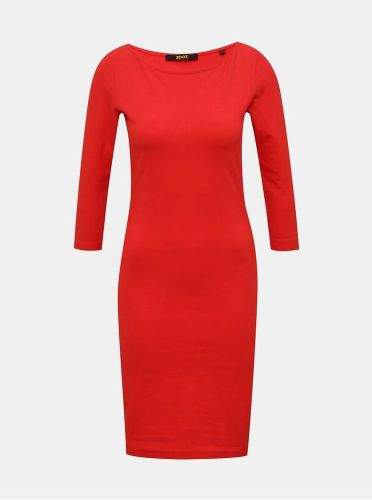 ZOOT Baseline červené pouzdrové basic šaty Polli XS