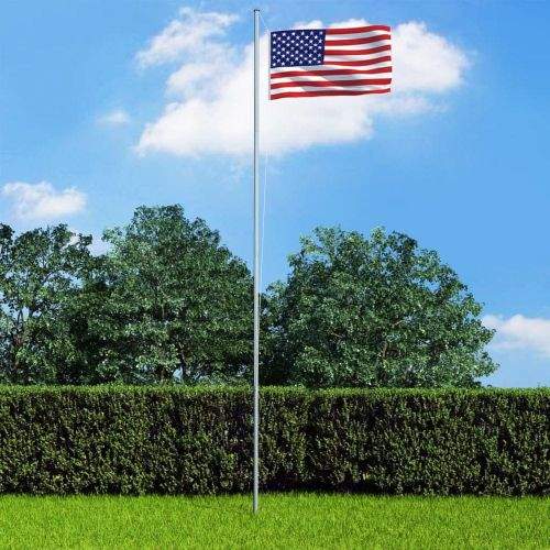 shumee Vlajka USA a stožár hliník 6,2 m
