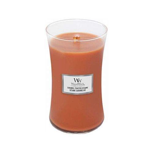Woodwick Vonná svíčka váza velká Caramel Toasted Sesame 609,5 g