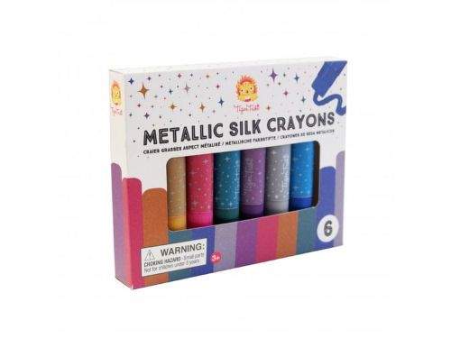 Tiger Tribe Metalické hedvábné fixy / Metallic Silk Crayons