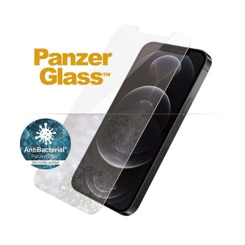 PanzerGlass Standard Antibacterial pro Apple iPhone 12/12 Pro 6,1″ 2708, čiré