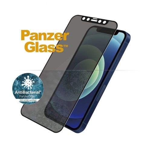 PanzerGlass Edge-to-Edge Privacy Antibacterial pro Apple iPhone 12 Mini 5,4″ P2710, černé