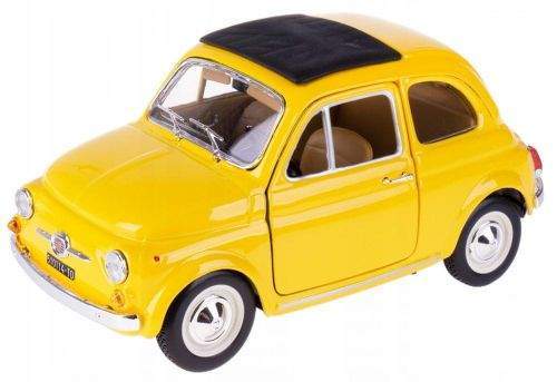 BBurago 1:24 Fiat 500 F 1965 žlutá