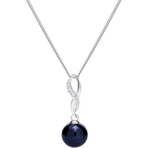 Preciosa Tajemný stříbrný náhrdelník s pravou perlou Vanua 5304 20 stříbro 925/1000