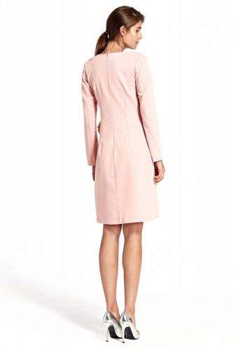 Nife Společenské šaty S103 model 123860 Nife růžová 42