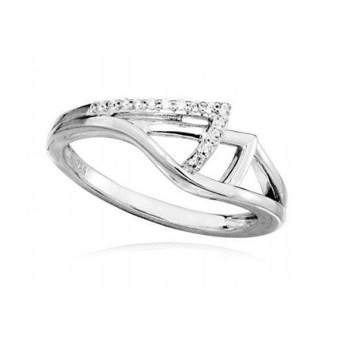 Silver Cat Stříbrný prsten s čirými zirkony SC370 (Obvod 52 mm) stříbro 925/1000