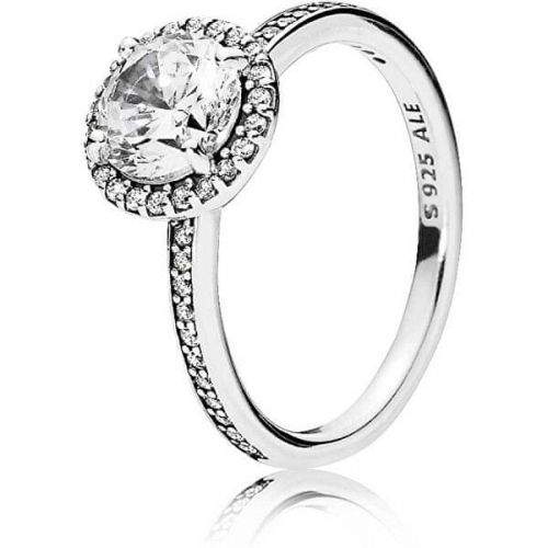 Pandora Třpytivý stříbrný prsten 196250CZ (Obvod 50 mm) stříbro 925/1000