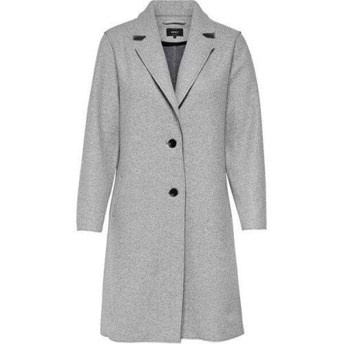 ONLY Dámský kabát ONLCARRIE BONDED 15213300 Light Grey Melange (Velikost XS)