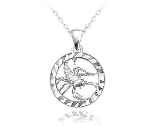MINET Stříbrný náhrdelník MINET Zodiac znamení ŠTÍR