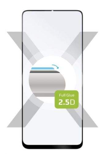Fixed Ochranné sklo Full-Cover pro Realme C11, lepení přes celý displej, černé FIXGFA-594-BK