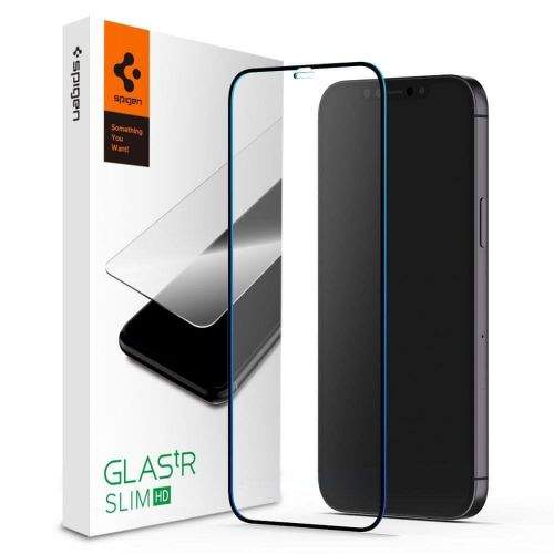 Spigen Alm Glass Full Cover 2x tvrzené sklo na iPhone 12 mini, černé