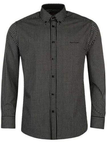 Pierre Cardin L/S Shirt Black Check, Velikost M