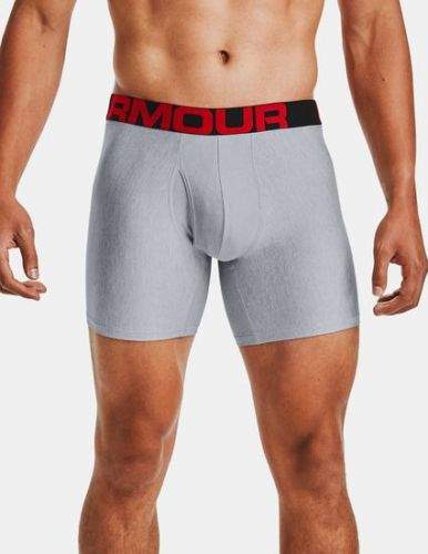 Under Armour Boxerky UA Tech 6in 2 Pack-GRY XXL