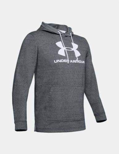 Under Armour Mikina SPORTSTYLE TERRY LOGO HOODIE-GRY M