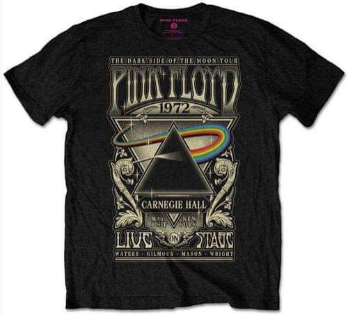 CurePink Pánské tričko Pink Floyd: Carnegie Hall (L)