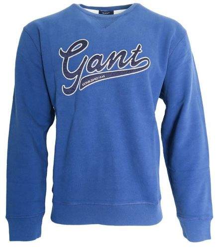 Gant Modrá mikina s nápisem Gant Modrá XXL