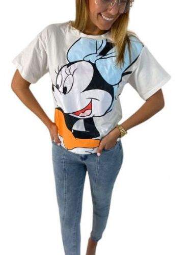 Milujtemodu Tričko Mickey Mouse - bíle Velikosti oblečení: S/M, Barva aktualni: Bílá
