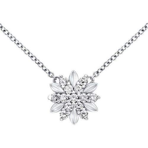Silvego Stříbrný náhrdelník ALIVIA s krystaly Swarovski MWN10855A stříbro 925/1000