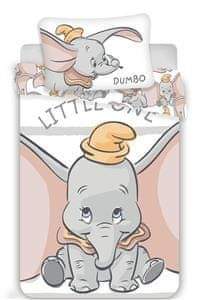 Jerry Fabrics Disney povlečení do postýlky Dumbo stripe baby 100x135, 60x40 cm