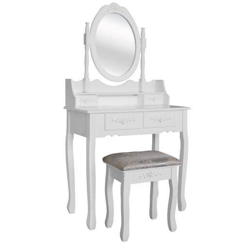 Chomik Toaletní stolek se zrcadlem + taburetem