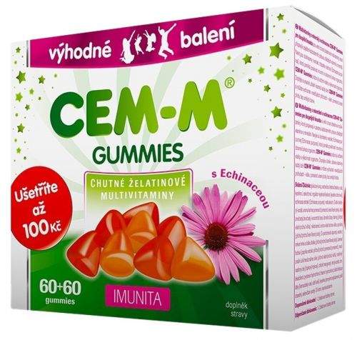 Salutem Pharma CEM-M gummies Imunita tbl. 60+60 limitovaná edice