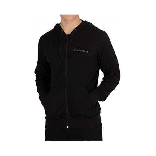 Calvin Klein Pánská mikina Full Zip Sweatshirt NM1542E-001 Black (Velikost M)