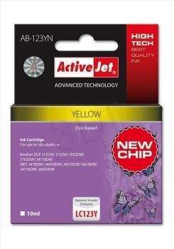 Action ActiveJet ink Brother LC123 / LC125 Yellow AB-123YN 10 ml