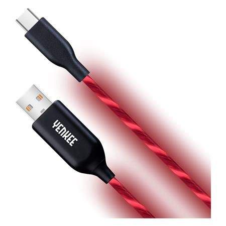 YENKEE YCU 341 RD LED USB C cable / 1m