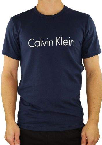 Calvin Klein Pánské tričko Calvin Klein NM1129, Tm. modrá, XL
