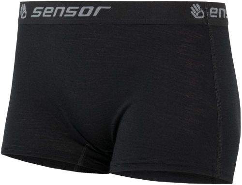 Sensor Merino Active Dámské kalhotky s nohavičkou černá 18100011