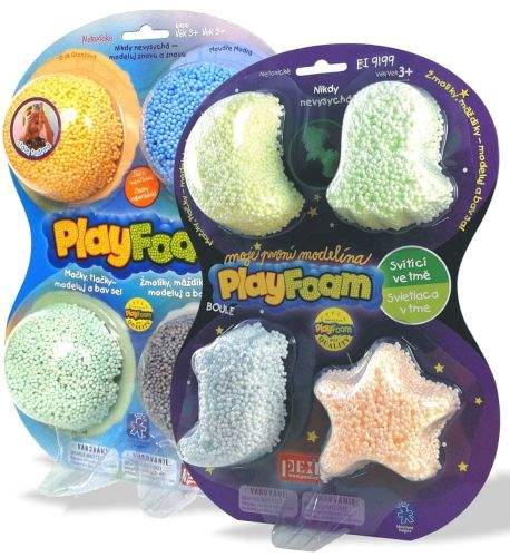 PlayFoam Boule - 4pack B+4pack svítící