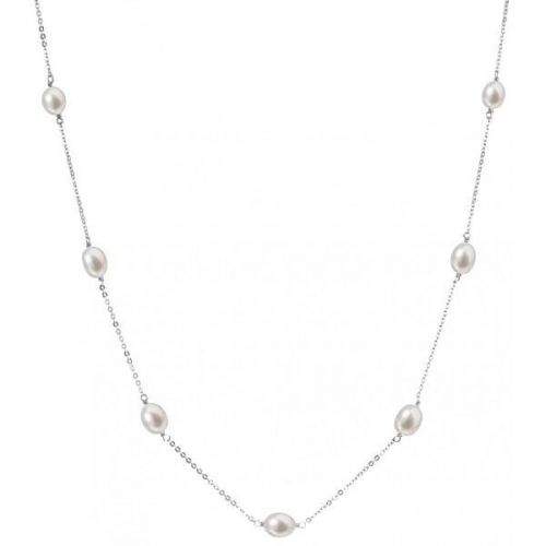 Evolution Group Stříbrný náhrdelník s pravými perlami Pavona 22016.1 stříbro 925/1000