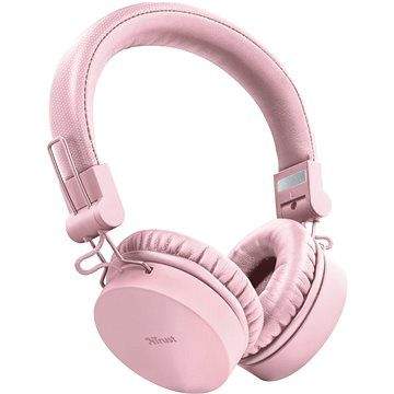 Trust Tones Wireless Headphones růžové