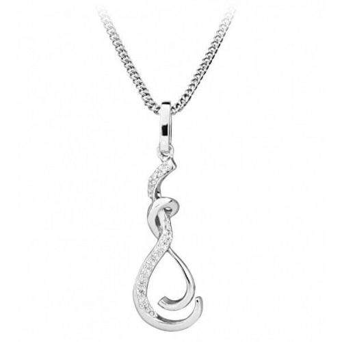 Silver Cat Elegantní náhrdelník se zirkony SC429 stříbro 925/1000