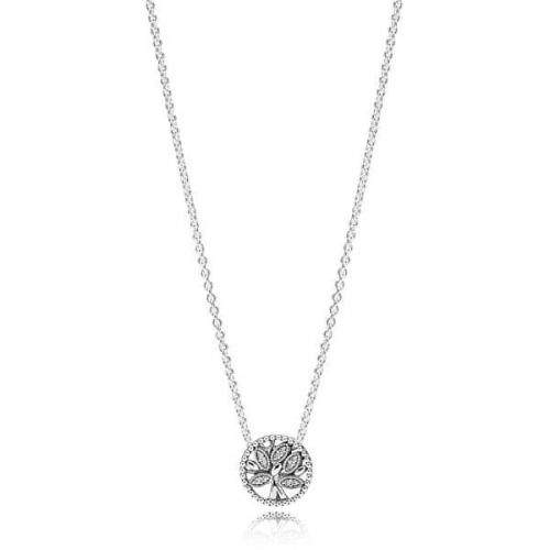 Pandora Stříbrný náhrdelník se stromem života 397780CZ-45 stříbro 925/1000